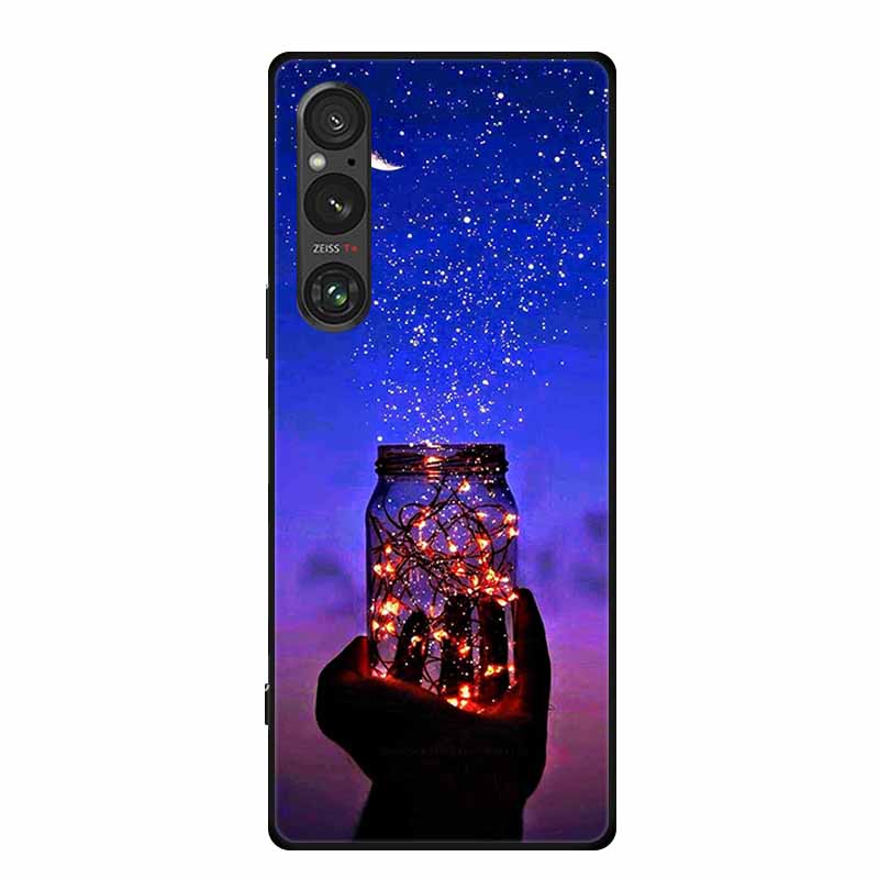 Etui na Sony Xperia 1 VI, luksusowe, miękkie silikonowe etui z TPU na tył telefonu Sony Xperia 1 VI 5G, urocze, odporne na wstrząsy, z motywem kwiatów i kreskówek