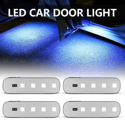Led Welcome Light Car Door Light USB Rechargeable Wireless Induction Night Light Auto Door Emergency Lighting Signal Lamp