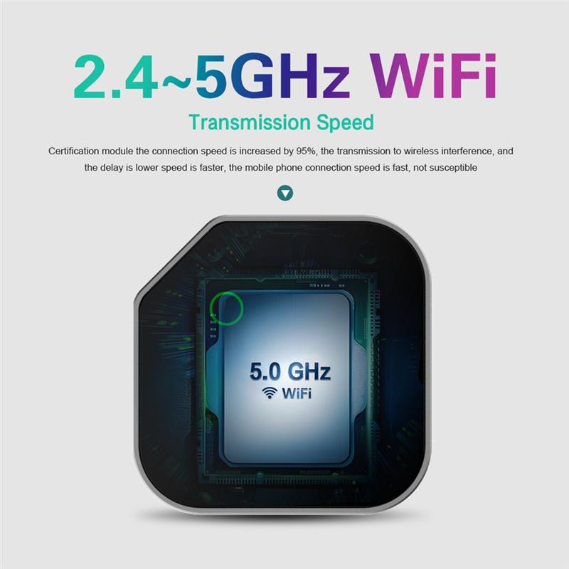 New Upgraded Aluminum Alloy Wireless Carplay Adapter Wireless Android Auto Dongle Plug And Play BT Wifi Auto Connection