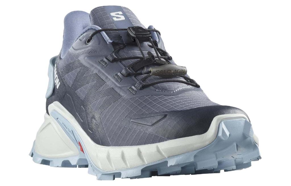 SALOMON Supercross 4 Comfortable Cushioning Slip Resistant Low top Running Shoes Women's Dark Blue 474617