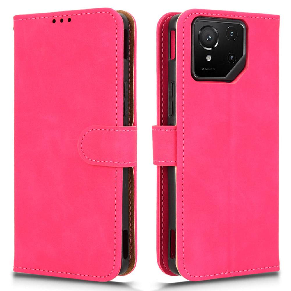 Pro Asus ROG Phone 9 5G Kožené pouzdro Skin Feel Odolné proti pádu Peněženka Flip Kryt na telefon