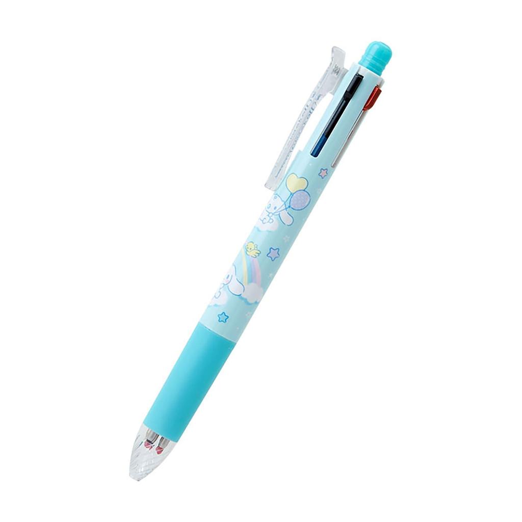 Sanrio 4 Color Ballpoint Pen & Mechanical Pencil Sarasa Multi Cinnamoroll Ink Color: Black, Blue, Red, Green 0.5mm 283312