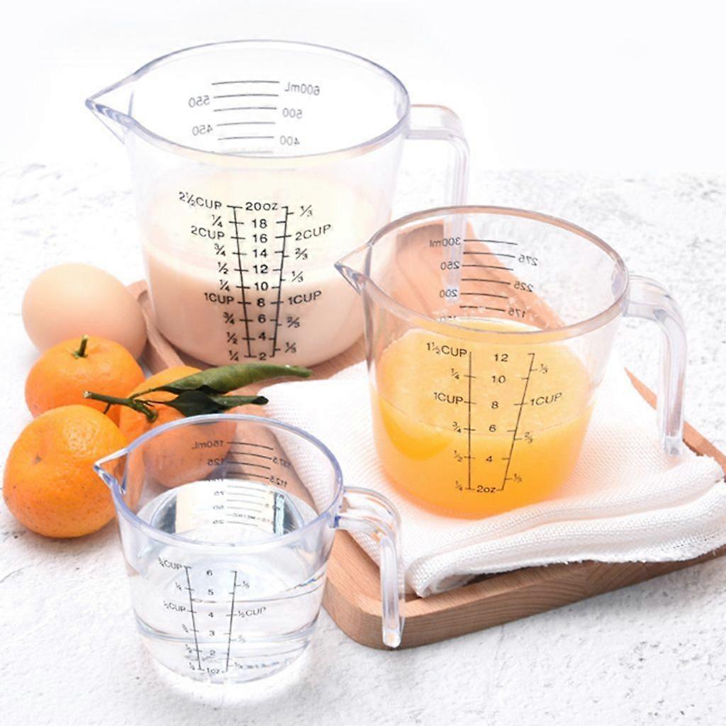 600ml Handle Buffalo Milk Egg Scale Measuring Cup Measuring Tool - Pink