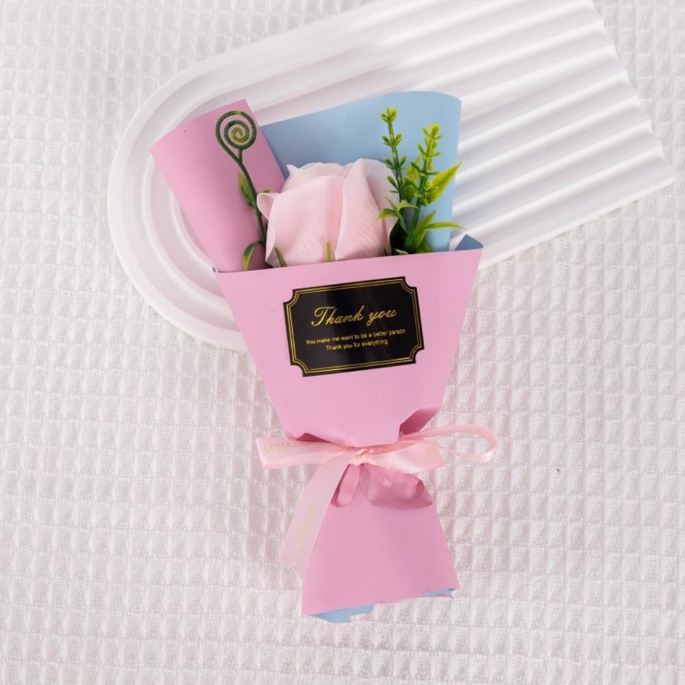 Mini Soap Flower Mother's Day Gifts Simulated Soap Bouquet Artificial Rose Flower  Teachers' Day