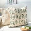 45x45CM Embroidered Floral Pillow Case Decor Home Light Luxury Sweet Pillow Cushion Cover Throw Square Funda Cogines De