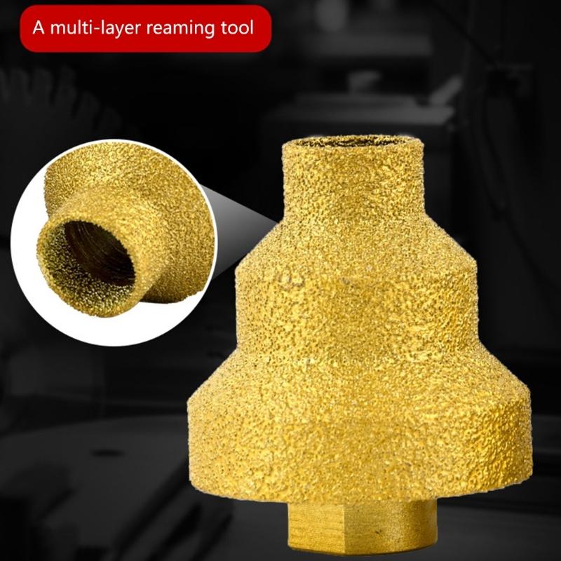 Profesionální stupňovitý vrták 20-35-50mm Rozšiřovač otvorů Vícevrstvý kuželový výstružník Pro mramor Keramiku Kovovýrobu Projekt