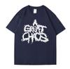Ken Carson A Great Chaos Spellout Graphic Tshirt Unisexs Clothing Vintage Hip Hop Tee Shirt Unisex 100 Cotton T Shirt Streetwear