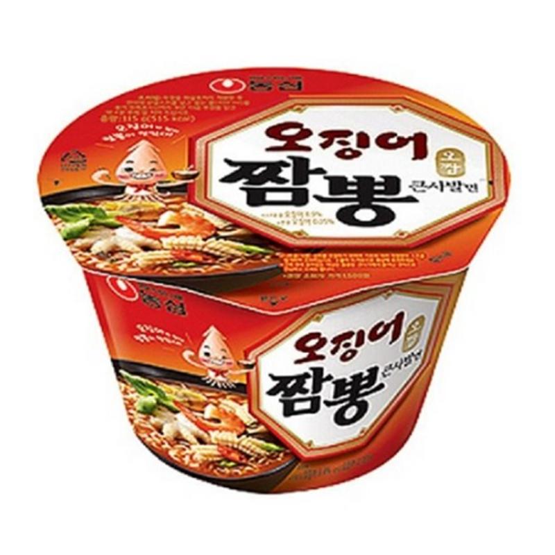 Nongshim Squid Jjamppong/ O-jing-Eo-Jjamppong Cup/bag (6 Options)