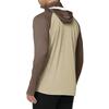 Herren Casual Outdoor Kapuzen Langarm Sonnenschutzhemd Leicht Atmungsaktiv Schnelltrocknend UV-Schutz Top für Sport Wandern