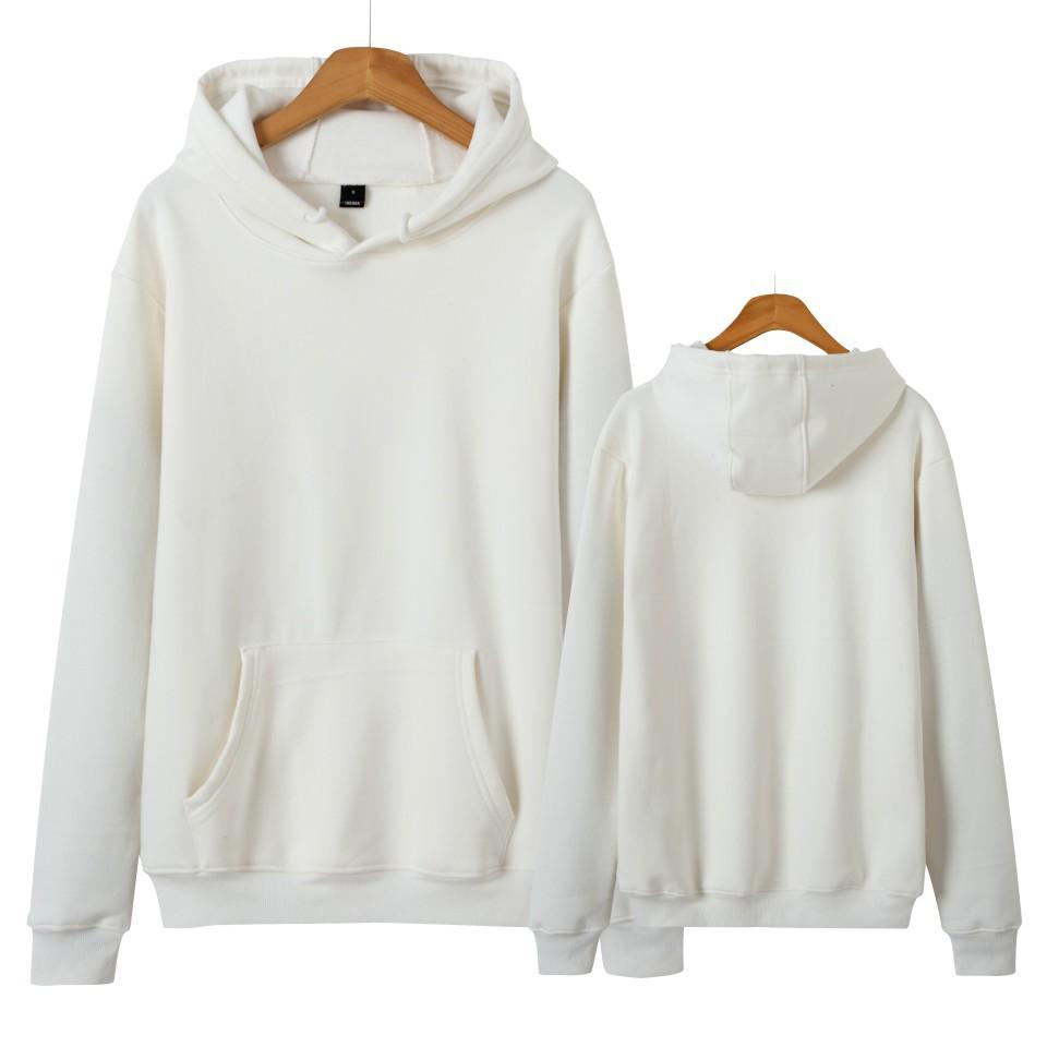 Men's and Women's Hooded Jackets & Solid Color Velvet Shirts Hoodies - Pure Cotton Composite Velvet