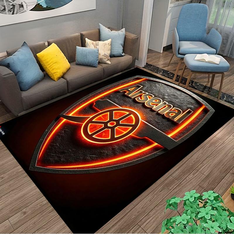 Arsenal Logo Designed floor mat, suitable as a non-slip mat for the living room or bedroom sofa