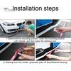 High-quality Car Bumper Strip Front Lip Spoiler Universal Flexible EPDM Material Durable Easy Installation Aggressive Sports Look Premium Workmanship