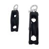 Kayak Pulley Block Heavy Duty Nylon Stainless Steel Marine Pulley Block Sheave for Ship Yacht Canoe