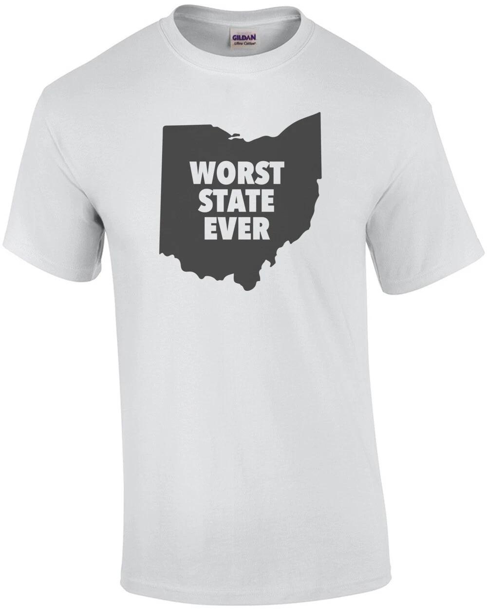 Worst State Ever - Ohio T-Shirt 3XL