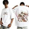Ichigo Bleach Crewneck Graphic T-shirt Men Women Oversized Y2k Short Sleeves Casual Loose High Quality Comfortable Female Male Clothing