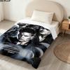 1PC Supernatural Patterned Flannel Blanket Suitable For All Seasons For Home Decor Warmth And Comfort Gifts Holiday Present