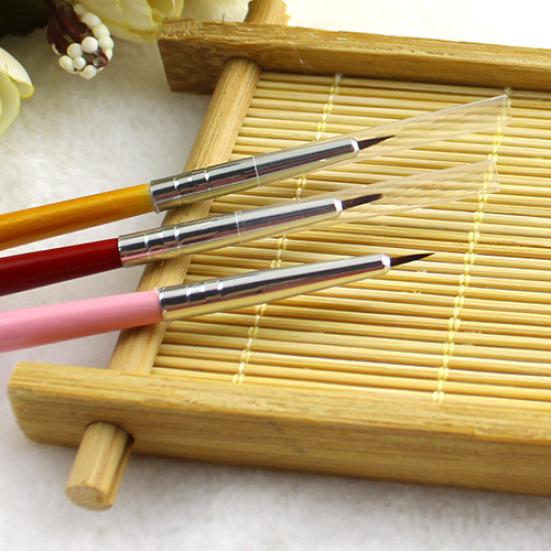 12 tk Nail Art Flower Design Maalimine Peened detailid Näpunäited Joonistuspliiatsipintsel