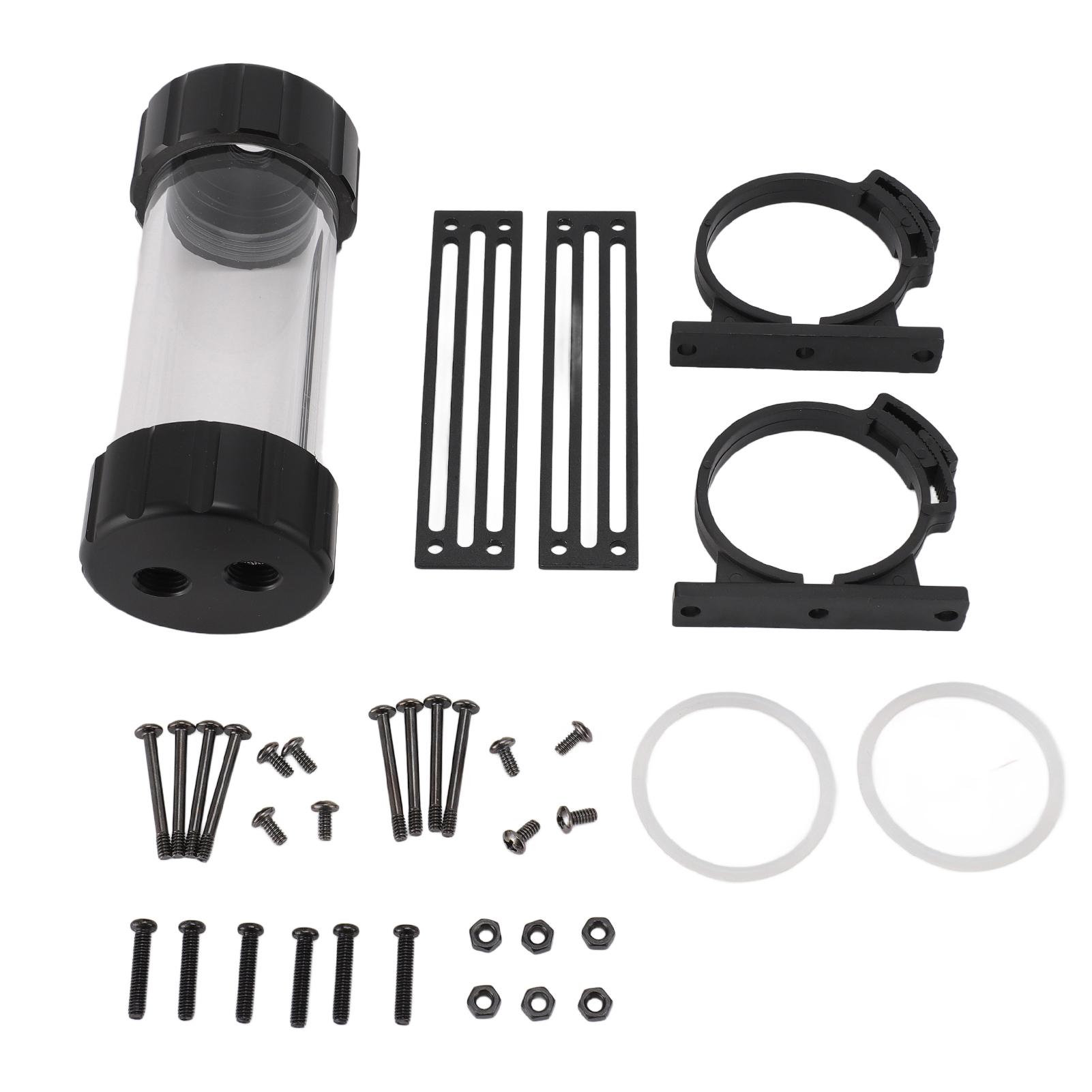 

Цилиндр водяного охлаждения компьютера прозрачный 160 мл резервуар для воды кулер для настольного ПК 137 мм