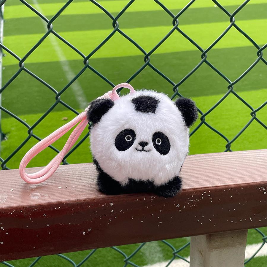Football Panda Plush Keychain Toy For Kids And Teens Perfect For Bags And Car Decor