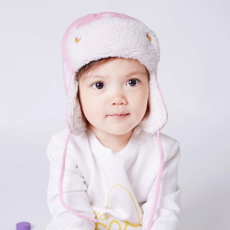 Gajaous Baby Boys Girls Winter Animals Earflap Beanie Hat Kids Infant Dinosaur Fox Pattern Fleece Lining Warm Hat