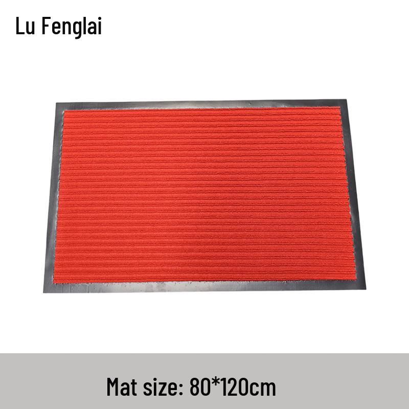 Striped Non-Slip Hotel Entrance Mat 80x120cm