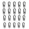 Generies 20-piece Set Small Carabiner Mini Outdoor Hook Snap Alloy Ultra-lightweight Multifunctional Stainless Steel Accessories Climbing Camping