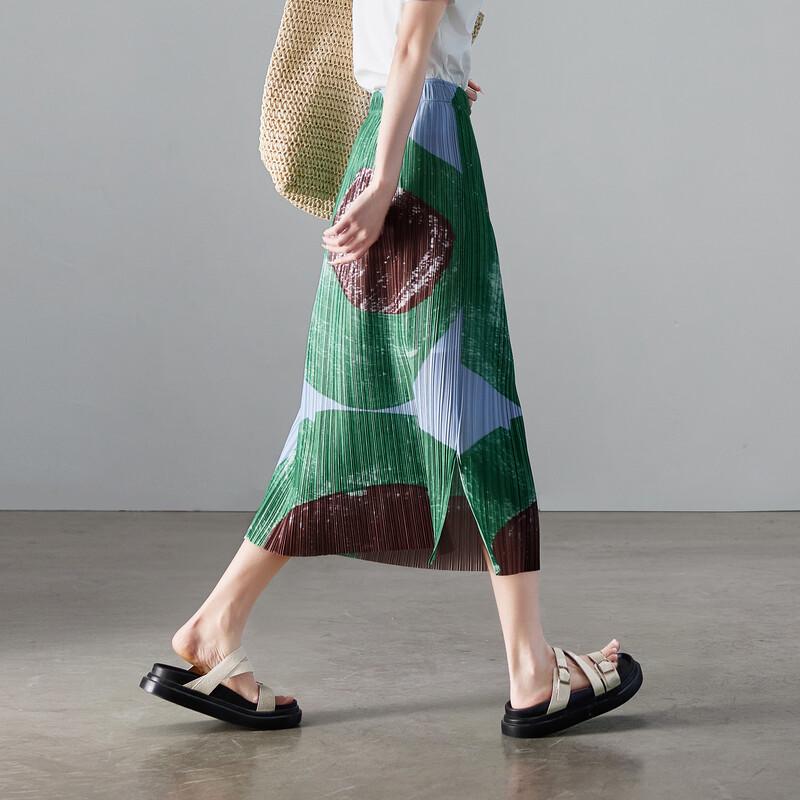 SOFSIL Summer 2026 Floral Pleated Midi Skirt