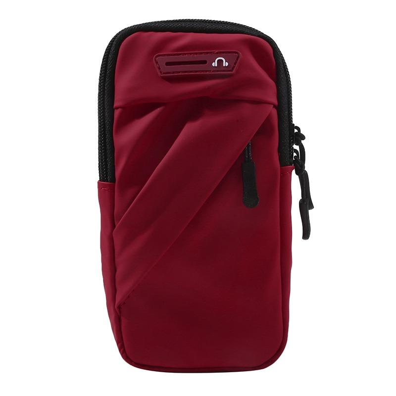 Sportovní pouzdro na paži s držákem na telefon a konektorem pro sluchátka, voděodolné, prodyšné, na běhání, do posilovny, tašky na běhání