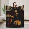Obsession  Horror Movie Blanket  Wool Funny Warm Throw Blanket for Coverlet Decoration