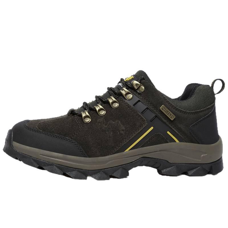 Wear-resistant outdoor hiking shoes travel shoes waterproof and non-slip season breathable men's casual sports shoes