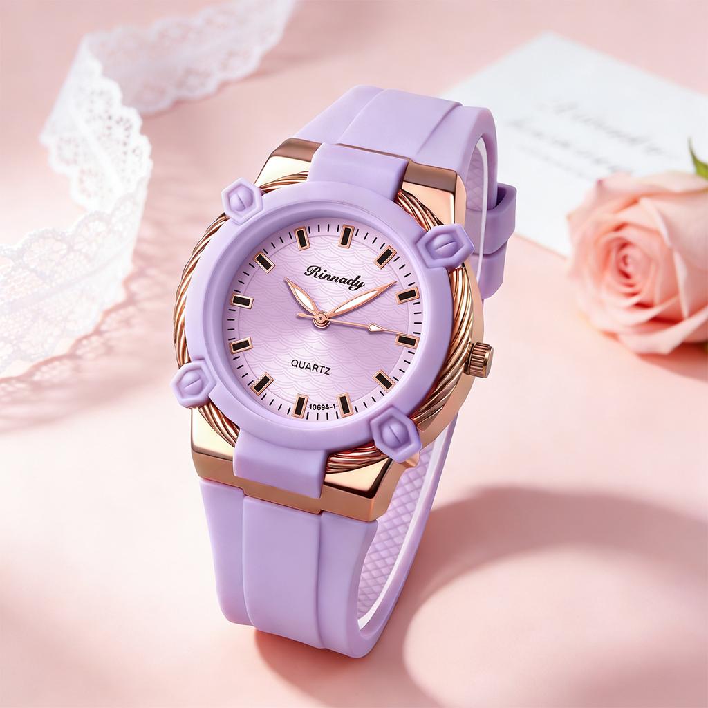 Popular Women Ladies Temperament Casual Silicone Quartz Watches