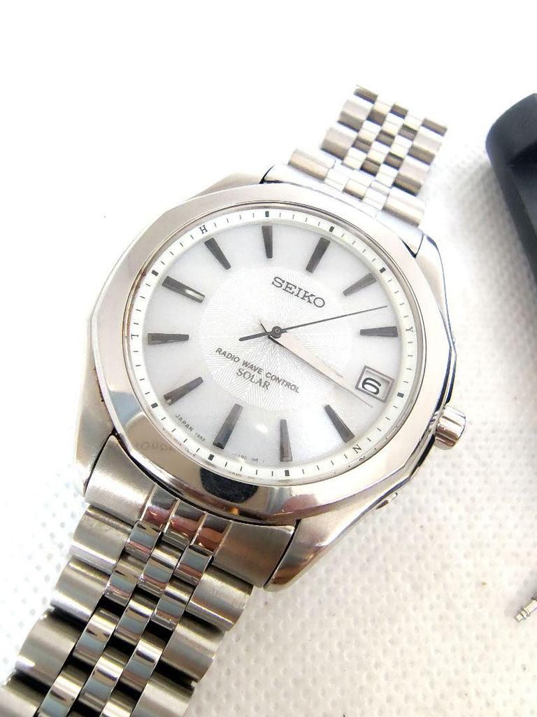 [USED] Radio-controlled solar watch, Seiko Dolce strap