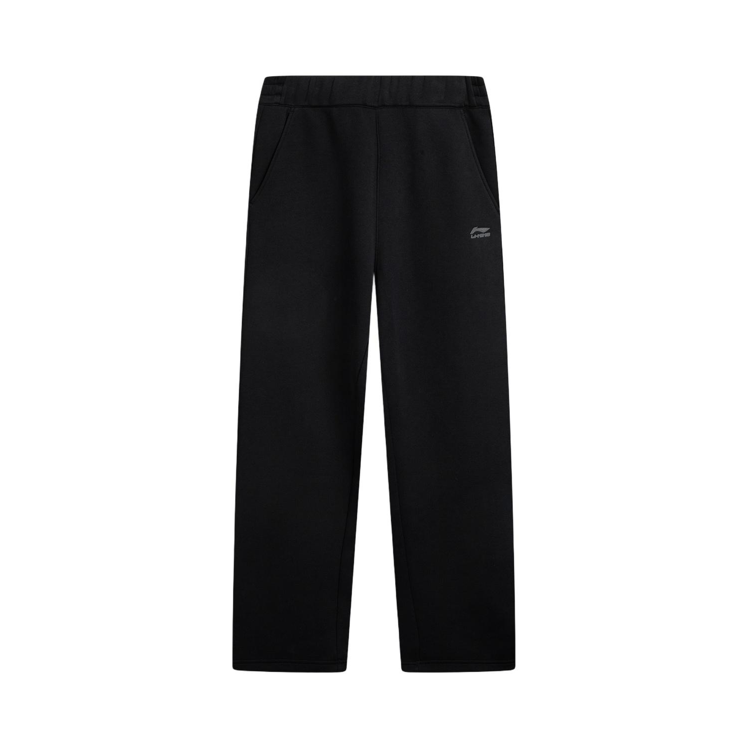 Li Ning Серия Спортивный Стиль Влагоотводящие Удобные Трикотажные Спортивные Брюки Мужские низы AKLW325-2 L