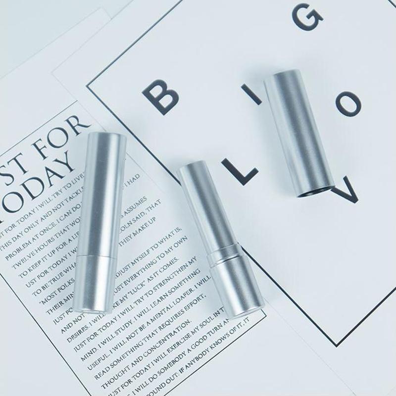 Empty 3.5g Matte Silver Gold Lipstick Tube Lip Balm Containers Cosmetic Containers Packaging Glue Stick Lipstick Bottle