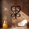 Premium Heart-Shaped Metal Wall Art for Autumn, Valentine's & Weddings