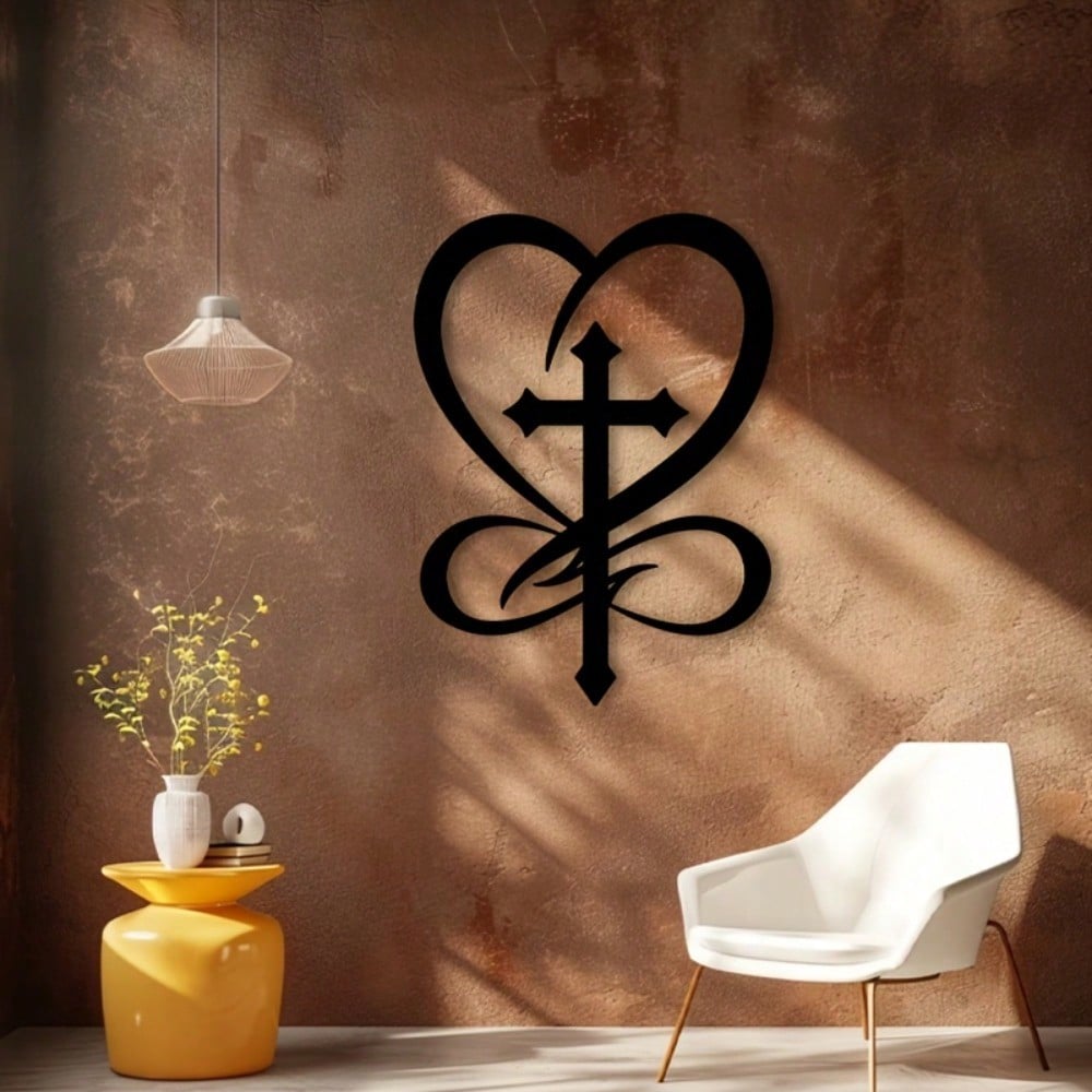 Premium Heart-Shaped Metal Wall Art for Autumn, Valentine's & Weddings