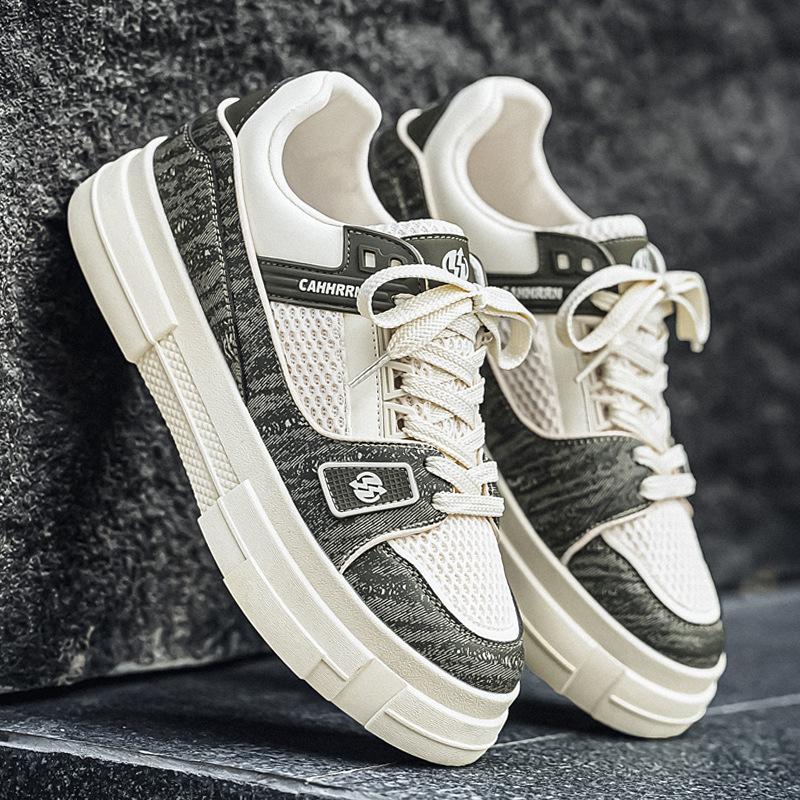 

Летняя мода новая уличная низкая повседневная универсальная мужская обувь легкая платформа мужская спортивная обувь 44