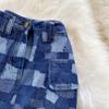 Sexy Tight Skirt Ins Plaid Short Skirt Women's Summer A-Line Skirt High Waist Denim Wrap Hip Skirt