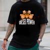 Diesel Power Grafik Baumwolle Herren Moto T-Shirt Lässig Sommer Bequem Kurzarm Oberteile