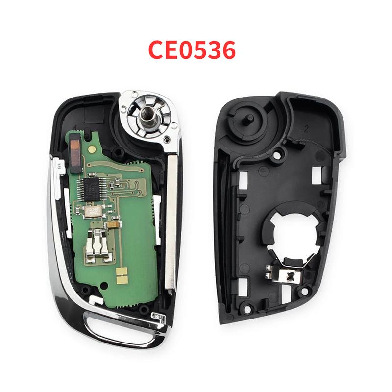 LIXIANG for Peugeot 207 307 407 208 308 408 607 Partner Ce0536 433Mhz ID46 2/3 Buttons ASK FSK Modified Remote Car Key