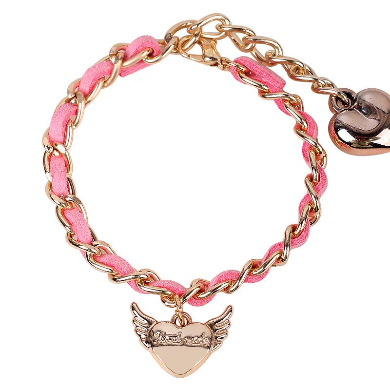 

JMXD QINUO Золотой браслет-замок в форме сердца Минималистичный дизайн со звездой Элегантное шикарное ювелирное украшение Подарок для женщин Трендовый аксессуар ручной работы