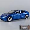 1:32 Model 3 Alloy Metal Diecast Model Car Sound And Light Pull Back Children Toy Car Collections Hobby Decoration Holiday Gifts