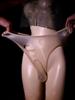 Sexy Uomo Lucido ad Olio Tasca a U G-String Anello per Pene Guaina Slip Sissy Perizoma Traspirante Biancheria Intima Lucida Schiena a T Super Sottile