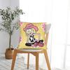Lizzies Pink Flower McGuires Square Pillow Covers Polyester Car  Cushion Cover Cute Decorative Pillow Cover 45*45