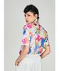 GREEDILOUS Neon Lettering Shorts Sleeve Top