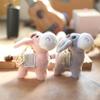 Donkey Plush Keychain Adorable Stuffed Animal Soft Pp Cotton Cute Bag 12cm Charm