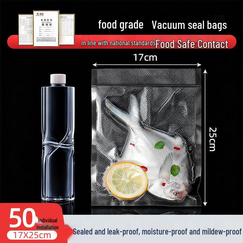 Qiwei Food Grade Mesh Vacuum Sealing Bags
