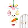Button Crafts Easter Egg Bunny Pendant Handmade Craft Kits For All Ages For Adults Kids Living Room Bedroom Wall Door Classroom