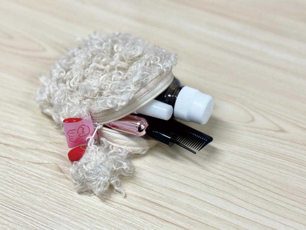 TP Pouch Medium Fluffy Toy Poo Like (CRM)