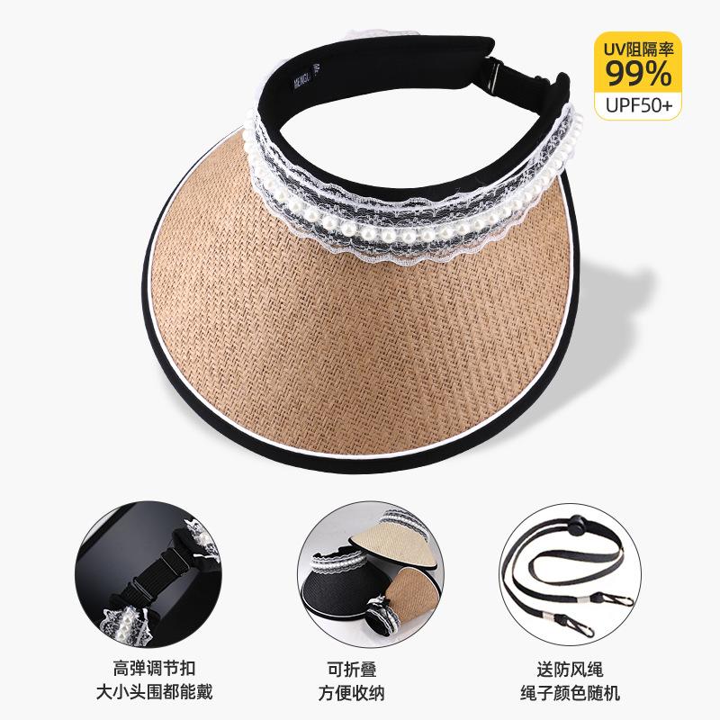 

Summer foldable anti-UV vinyl visor outdoor riding shows the little sun M（56-58cm）